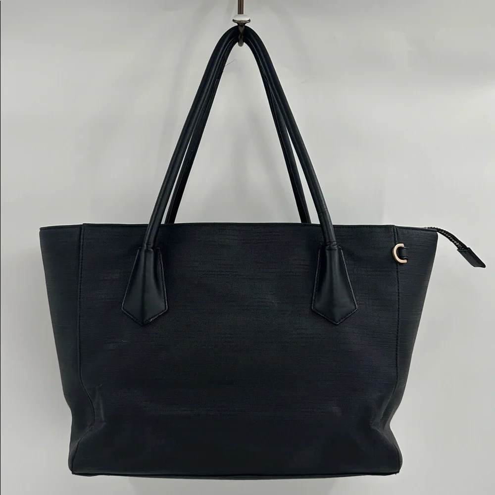 Dagne Dover Elegant Black Legend Signature Tote Bag
